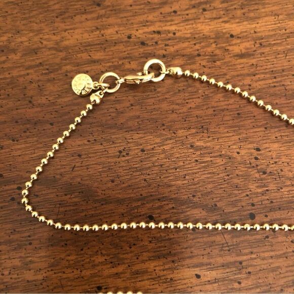 J.Crew | Black & White Agate Pendant | 33” Length - Picture 4 of 4